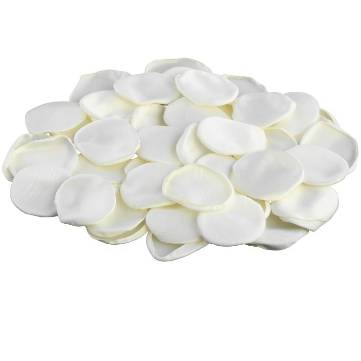 Okvětní lístky růží ivory 50 ks