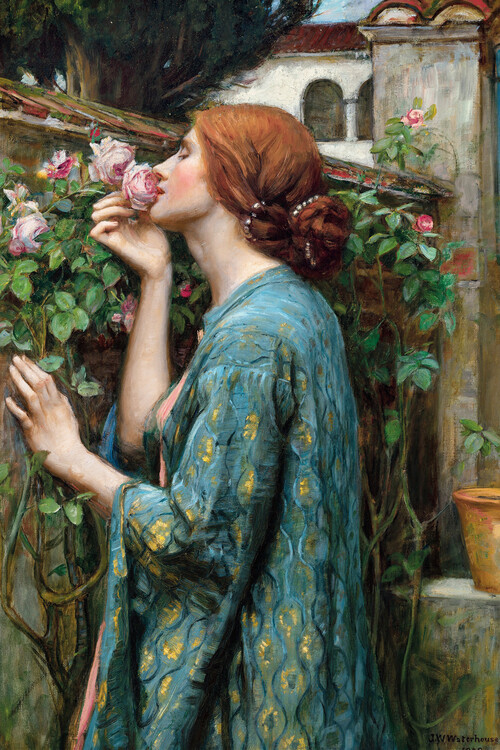 John William Waterhouse Obrazová reprodukce The Soul of The Rose, John William Waterhouse, 26.7 × 40 cm