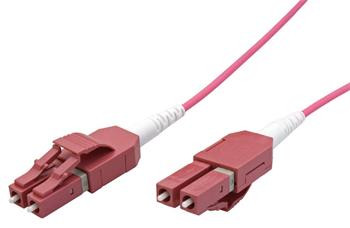 Roline Optický patchkabel LC-LC,50/125 (multi mode), duplex,OM4, LSOH, uniboot, 20m