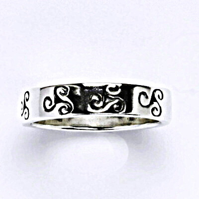 Stříbrný prsten s patinou,prsten ze stříbra,váha 4,80 g