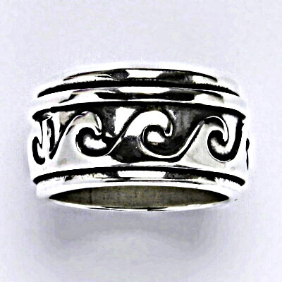 Stříbrný prsten s patinou, prsten ze stříbra,váha 12,22 g