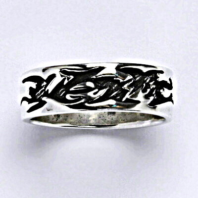 Stříbrný prsten s patinou, prsten ze stříbra,váha 5,14 g