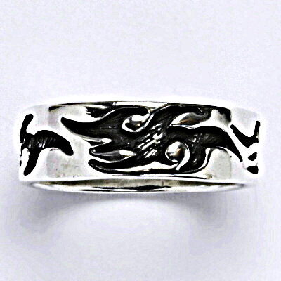 Stříbrný prsten s patinou, prsten ze stříbra,váha 6,98 g