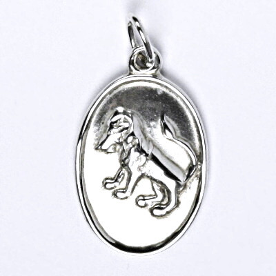 Stříbrný přívěsek znamení lev, váha 1,94