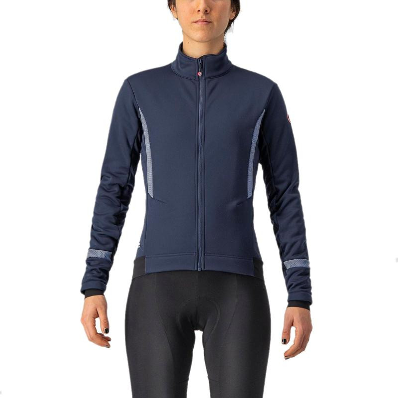 Bunda Castelli Dinamica 2 - dámské, tmavě modrá-stříbrná reflex - velikost L