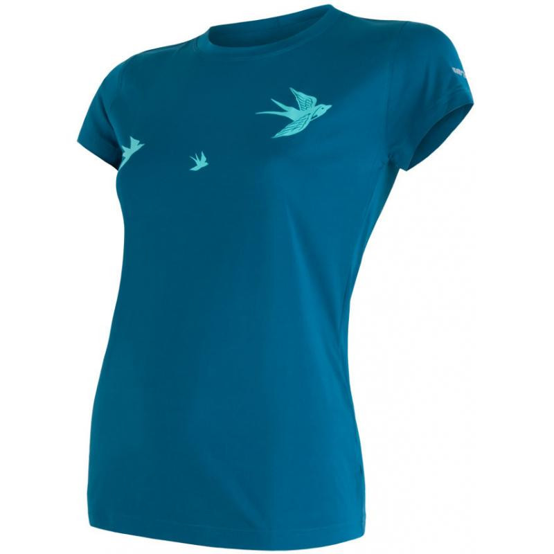 Triko Sensor Coolmax Fresh PT Swallow - dámské, krátké, safír - velikost M
