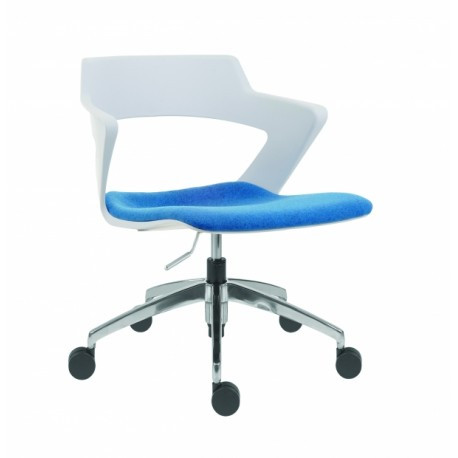 Antares Plastová židle 2160 TC AOKI ALU SEAT UPH GALERIE - Čalounění Antares LÁTKY A / BONDAI Barva plastu Antares bílá