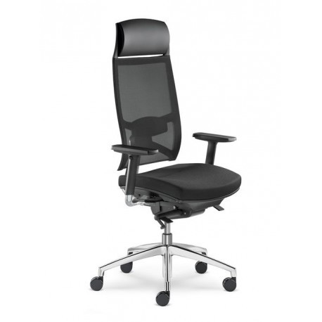 LD seating Kancelářské křeslo STORM 550N2-SYS bez područek SYS - synchronní mechanismus s blokací v pěti pozicích GALERIE - Čalounění LD seating LÁTKY 1 / DINO, ERA, ONE 2021