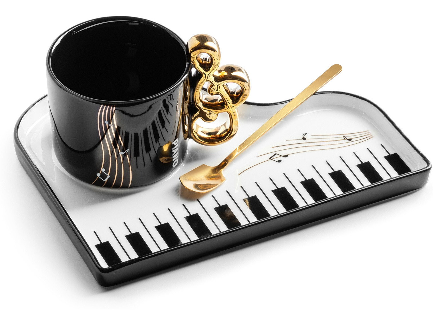 Master Sada pro milovníky hudby - Šálek s podšálkem a lžičkou