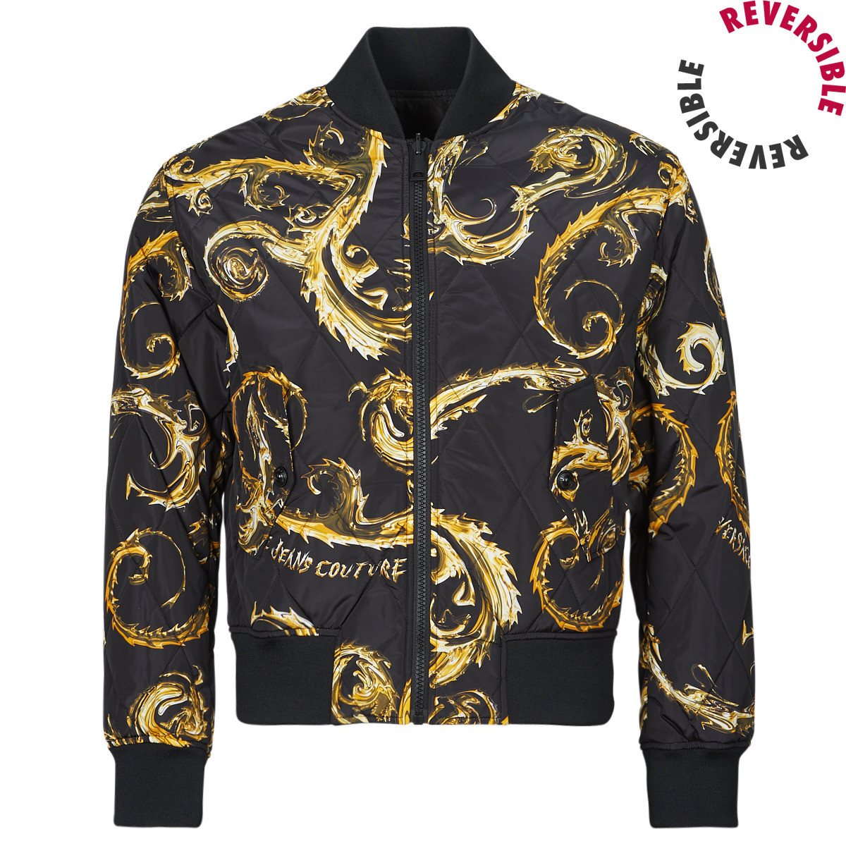 Versace Jeans Couture  GIUBBOTTO 77GASD07 REVERSIBLE  Černá