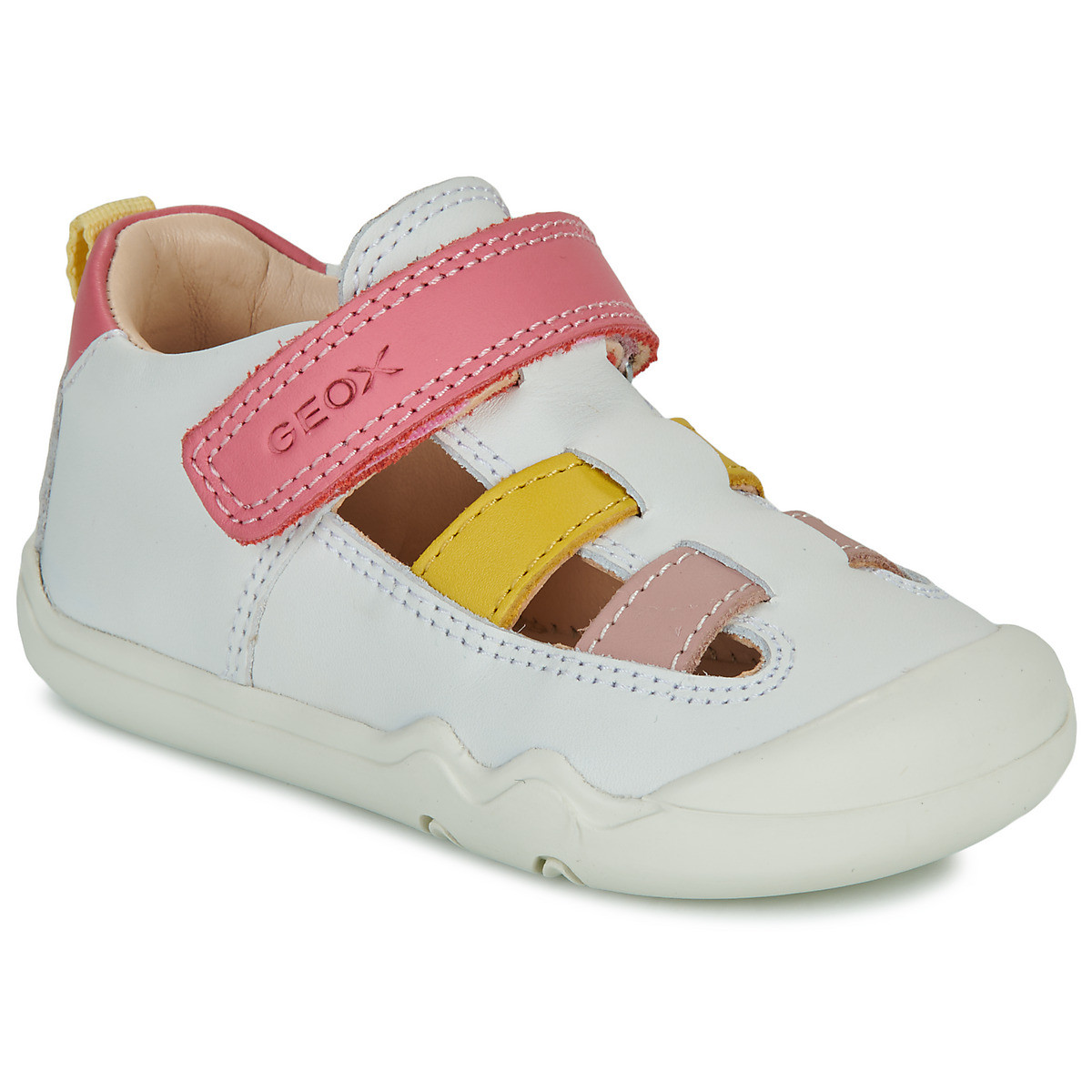 Geox  B STEPPIEUP GIRL  Bílá