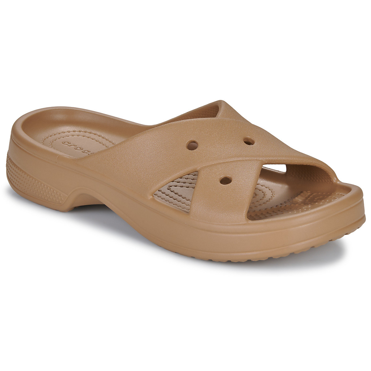 Crocs  Cl Womens Cross Strap  Béžová