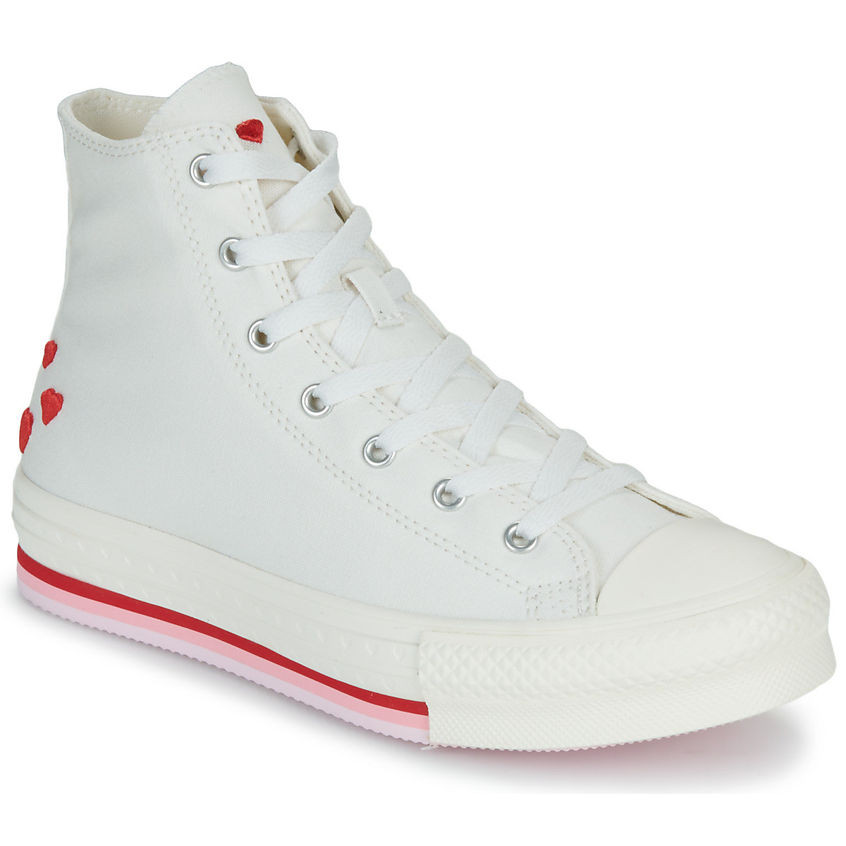 Converse  CHUCK TAYLOR ALL STAR EVA LIFT  Bílá
