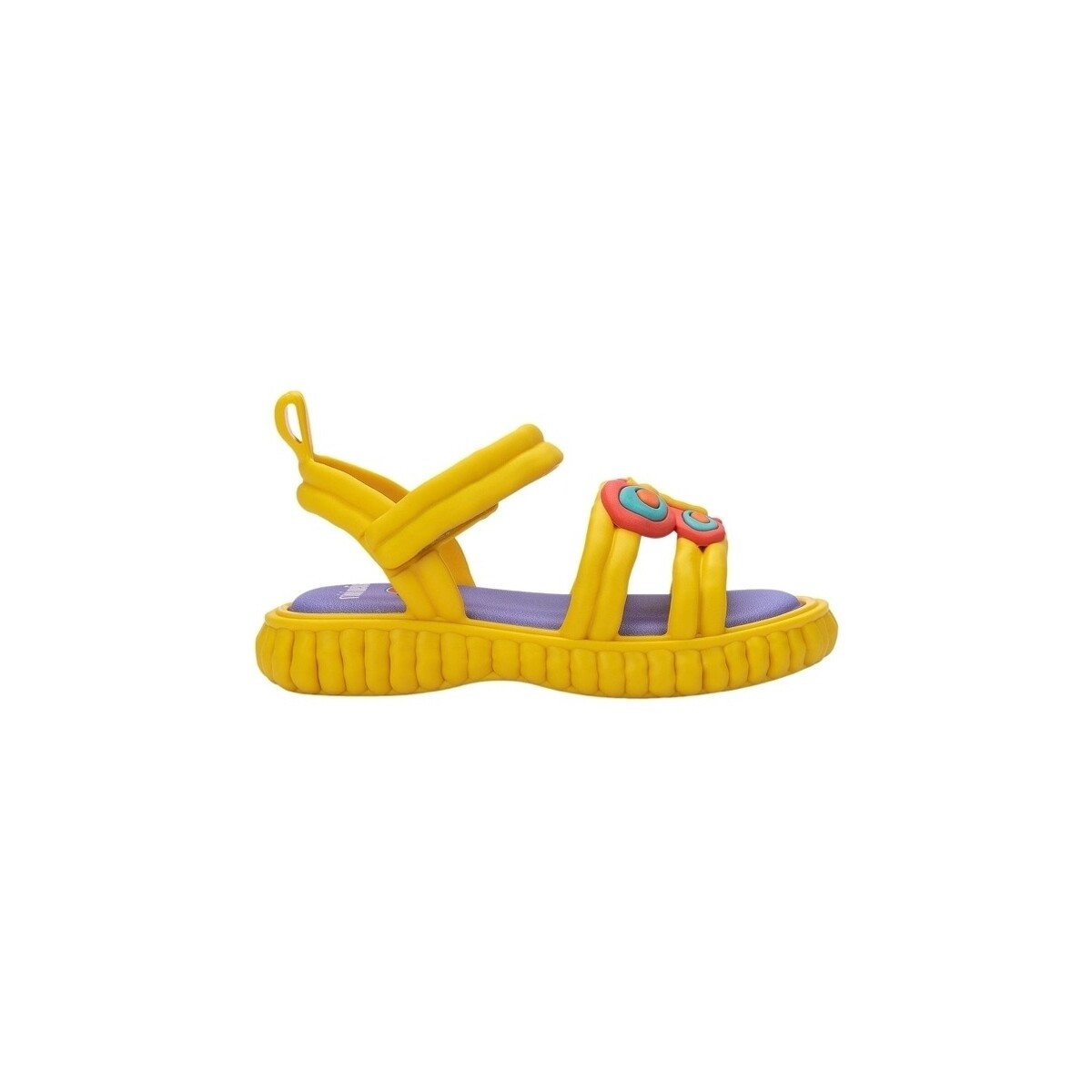 Melissa  MINI  Baby Create + Play Doh Sandals - Yellow/Purple  ruznobarevne
