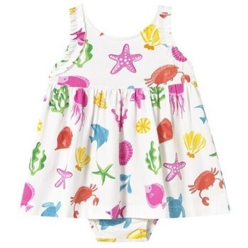 Mayoral  1925 Vestido estampado Fuxia  Růžová