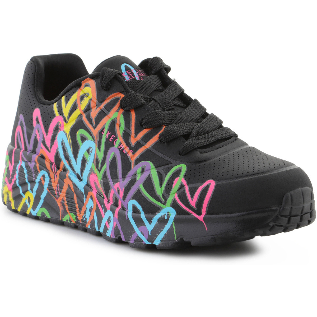 Skechers  UNO LITE - SPREAD THE LOVE 314064L-BKMT  Černá