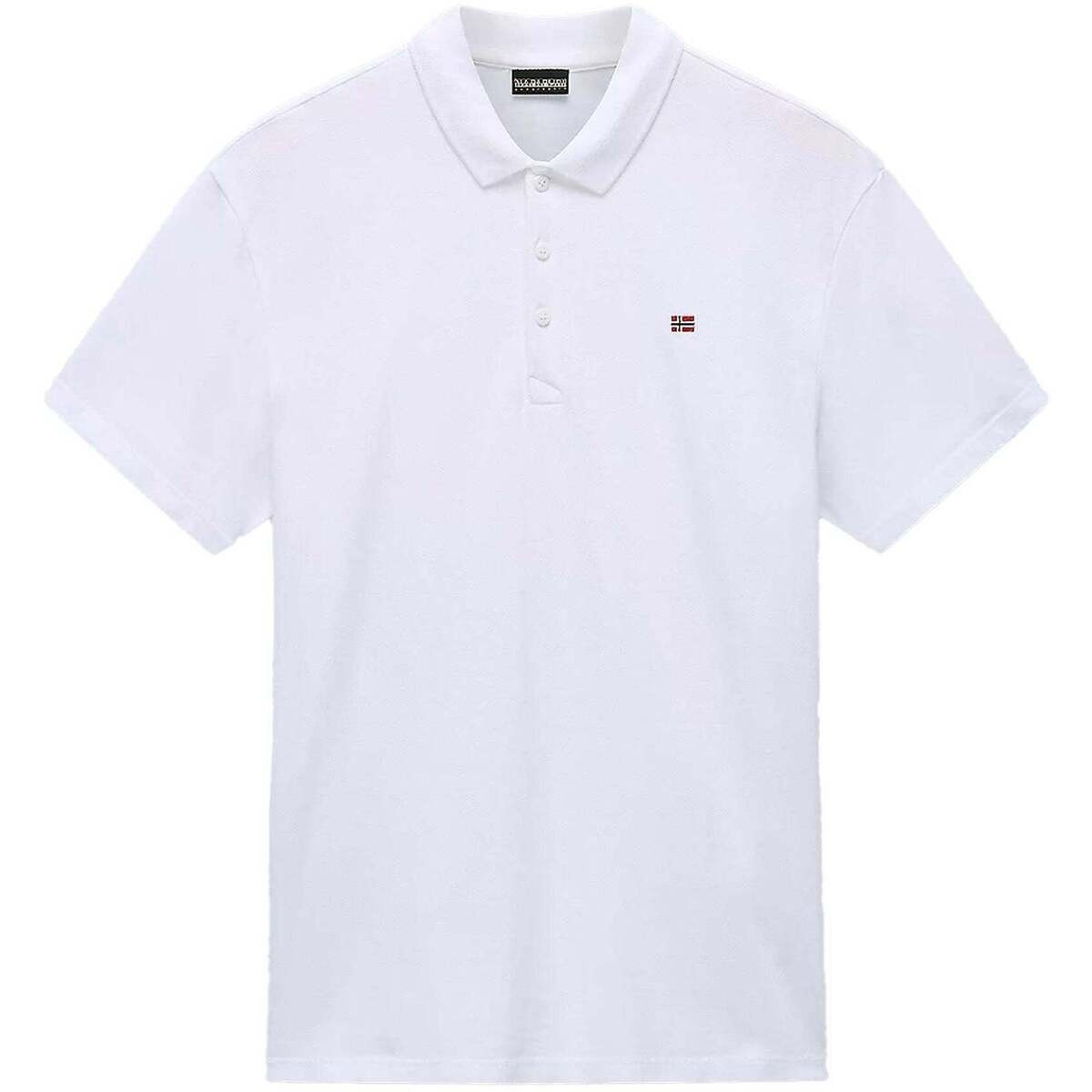 Napapijri  Ealis Polo Shirt Bright White  Bílá