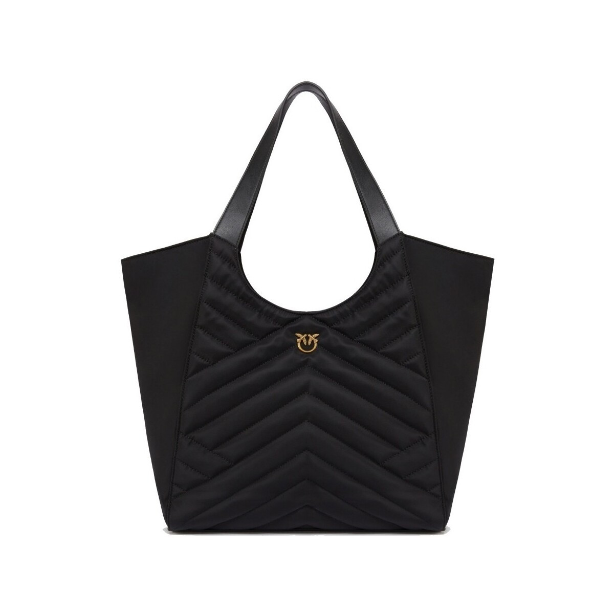 Pinko  TOTE BAG PUZZLE RECYCLE  Černá