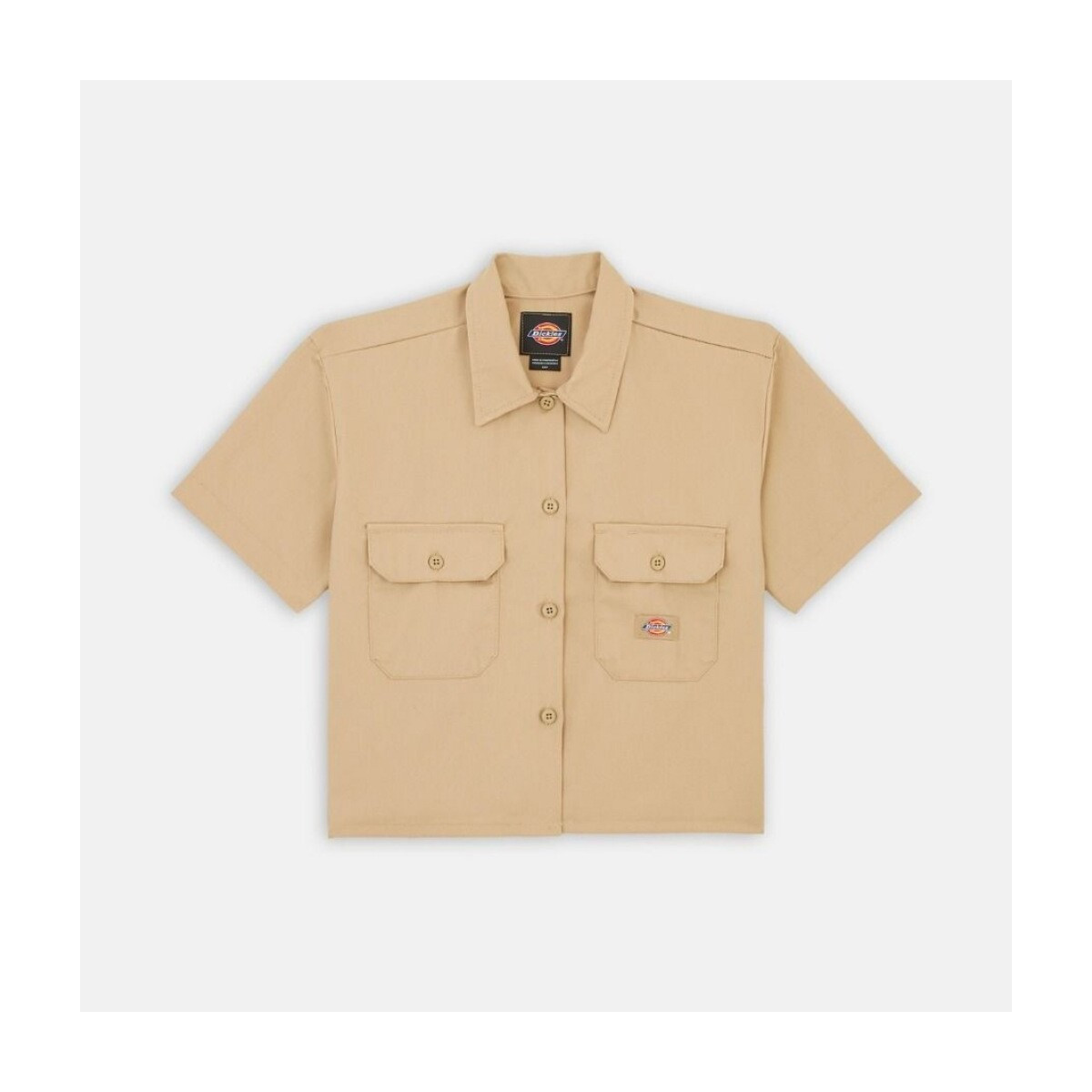 Dickies  WORK SHIRT CROPPED  Zelená