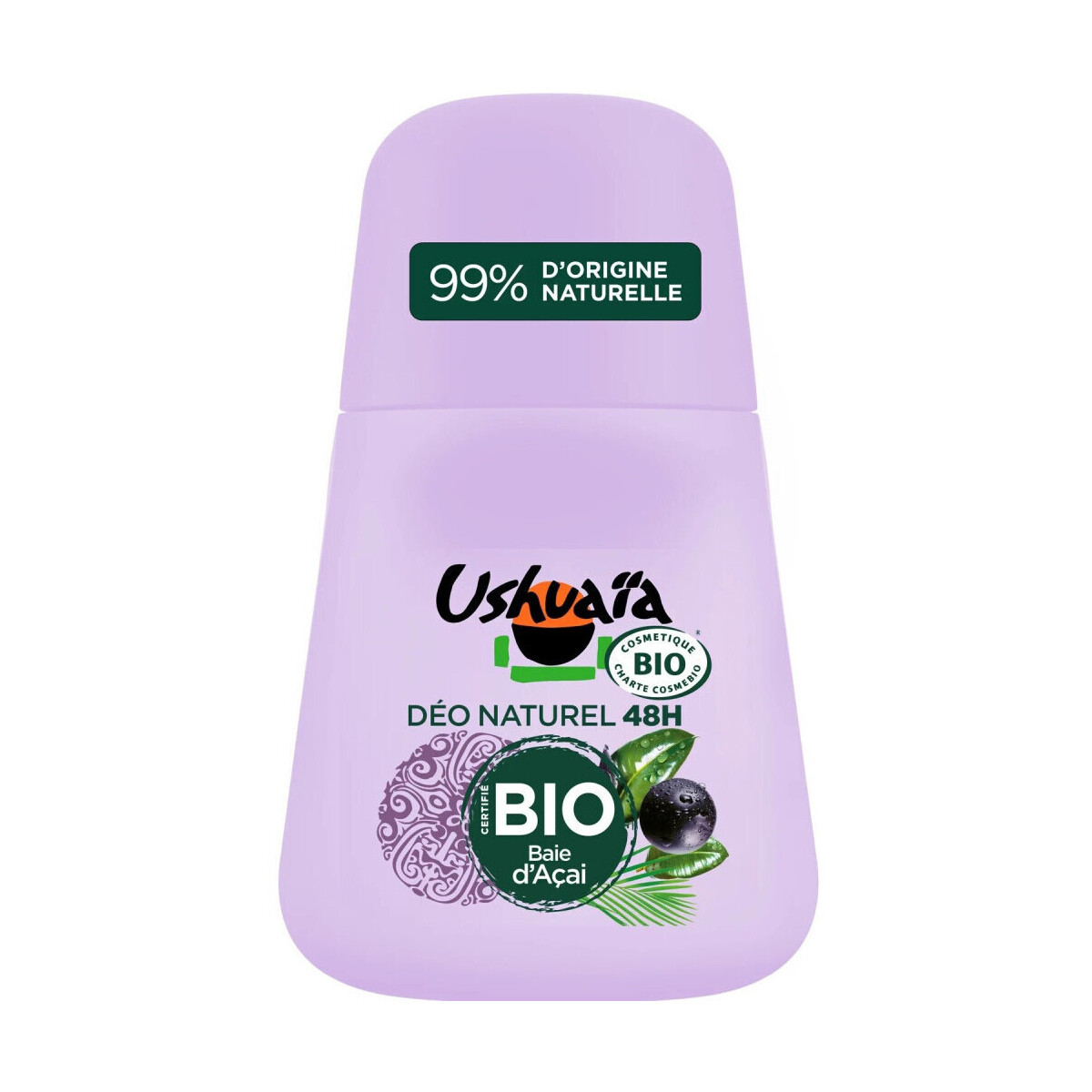 Ushuaïa  Organic Deodorant 48h - Acai Berry