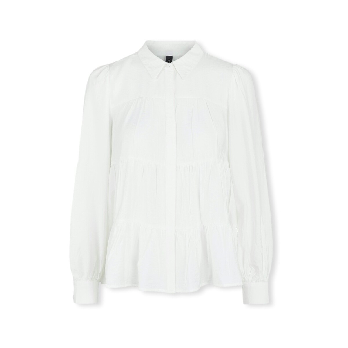 Y.a.s  YAS Noos Pala Shirt - White  Bílá