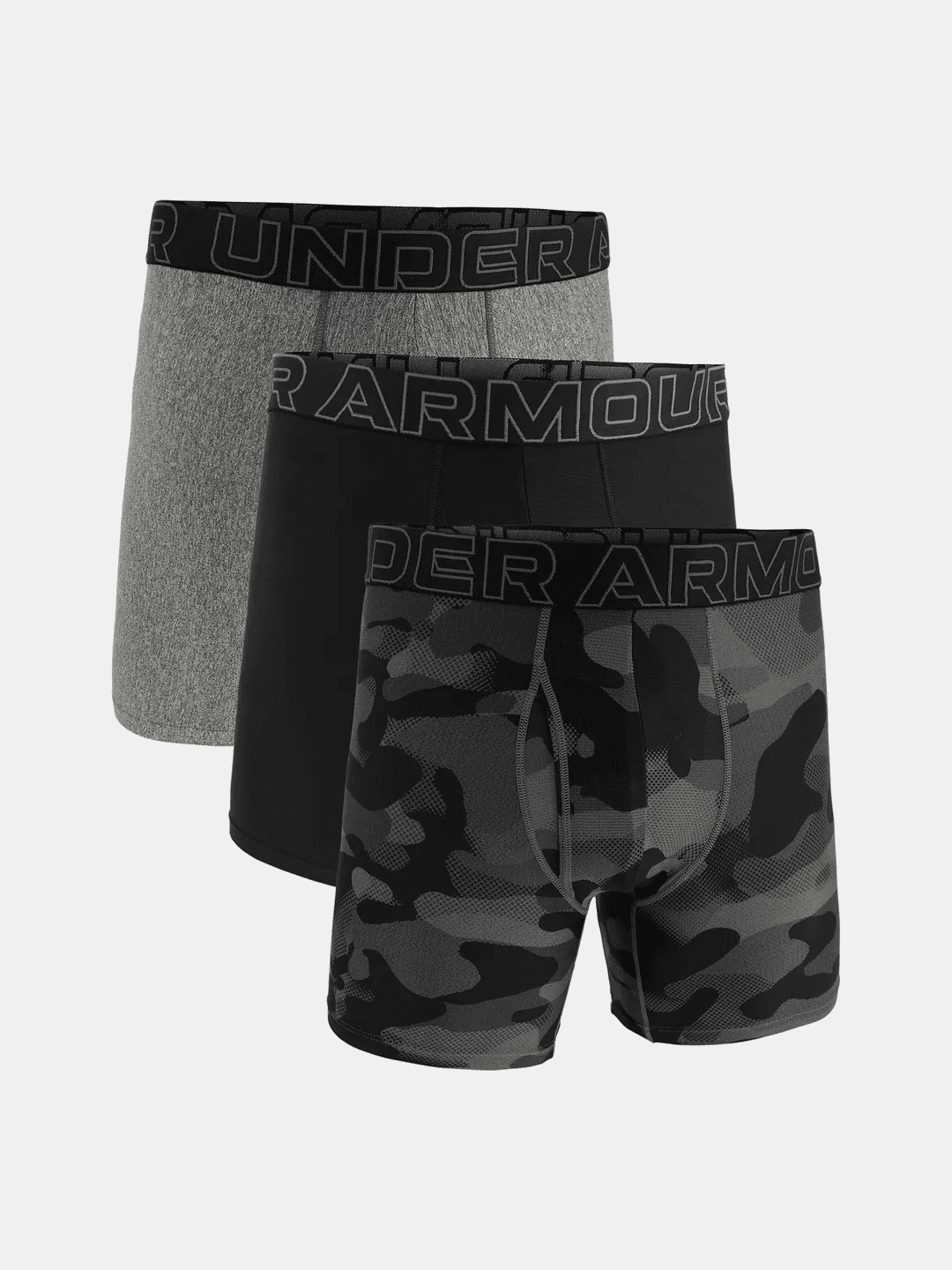 Under Armour UA PERFORMANCE TECH- NOVELTY 6in 3PK Pánské boxerky S 1383879-001