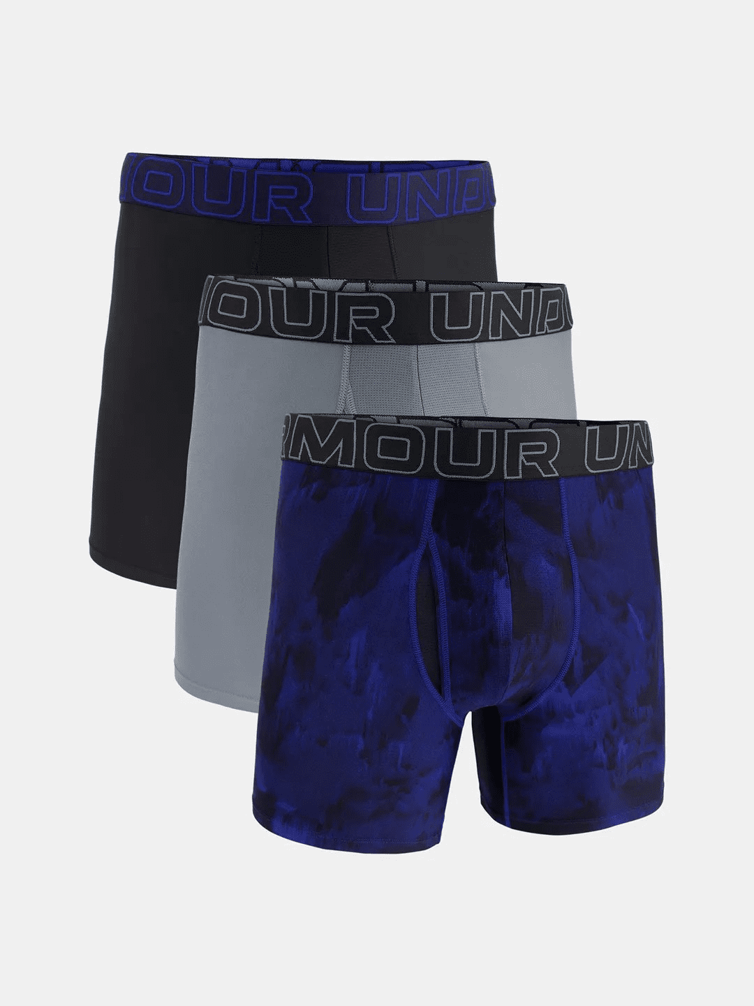 Under Armour UA PERFORMANCE TECH- NOVELTY 6in 3PK Pánské boxerky S 1383879-400