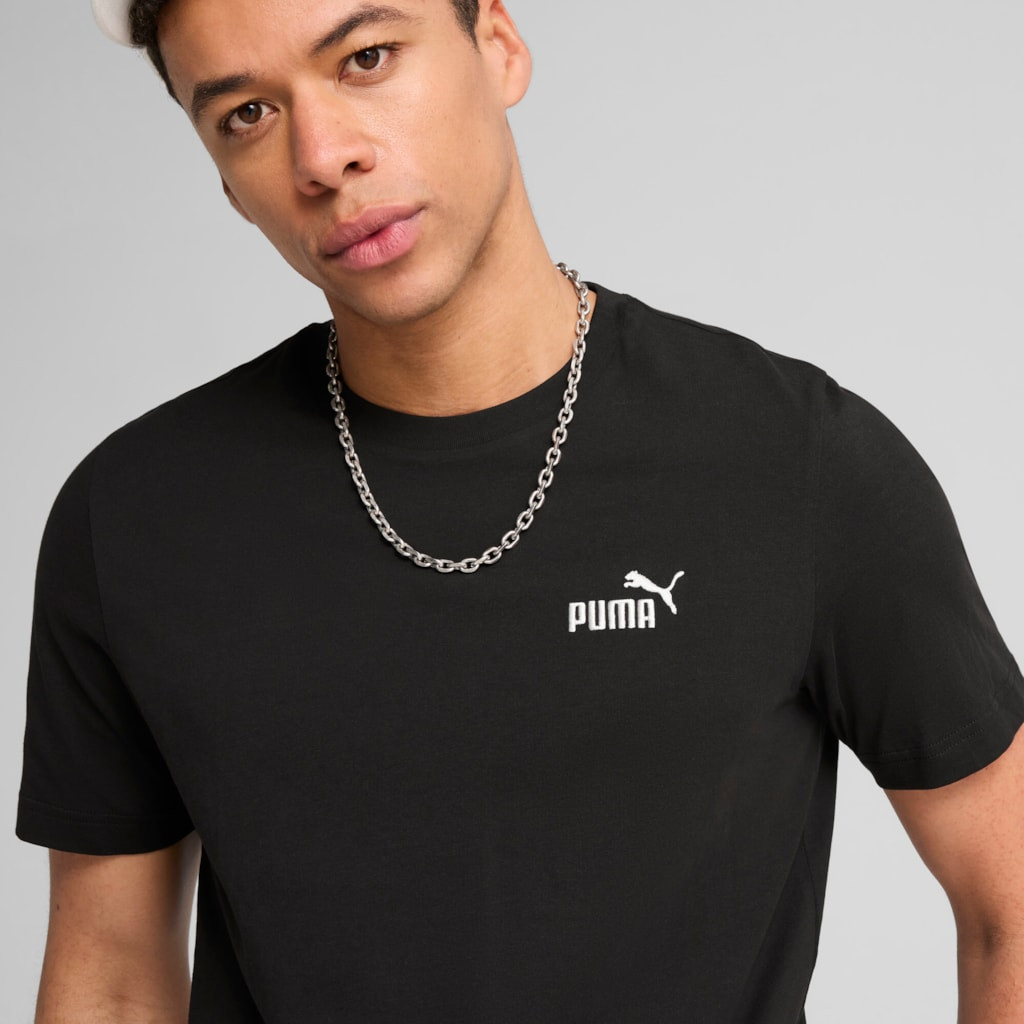 Puma ESS SMALL NO. 1 LOGO TEE Pánské tričko L 682534-01