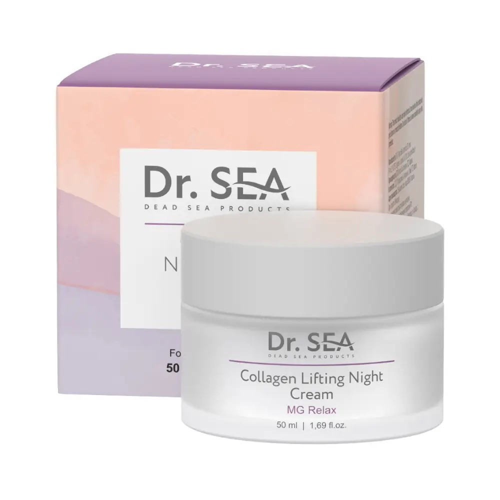 Kolagenový noční krém s liftingovým účinkem a vitaminem E - 50 ml - Dr. Sea