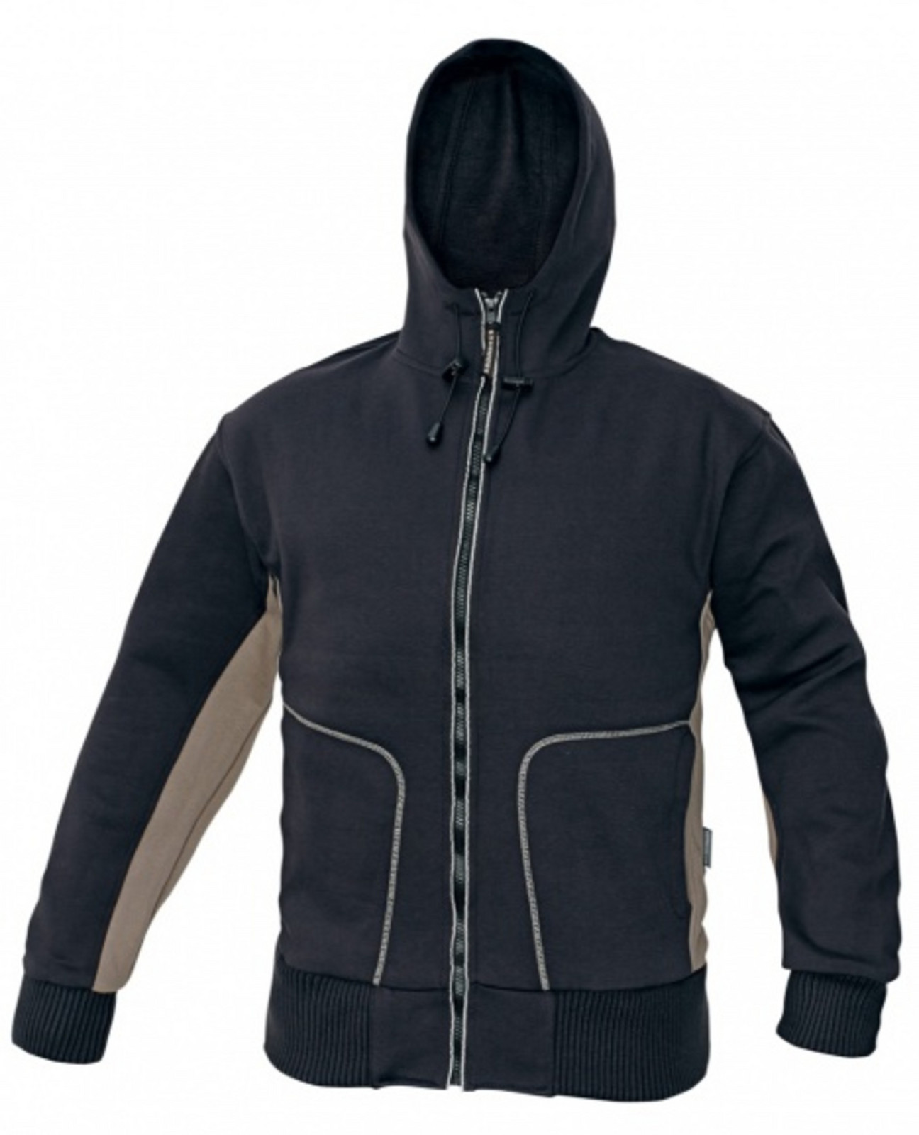 Cerva STANMORE s kapucí Mikina hnědá  L 54-L