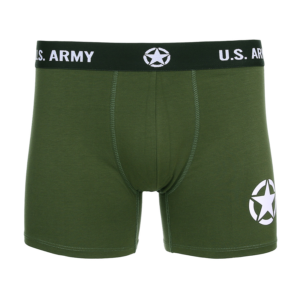 Boxerky 101 Inc US Army - olivové, L