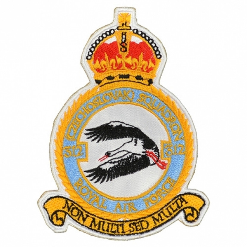 Nášivka Československá 312. peruť RAF - barevná