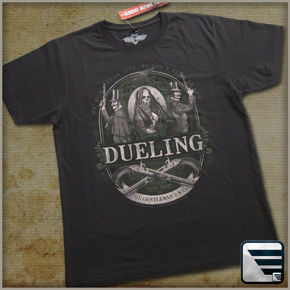 Triko Mars and Arms Dueling - černé, L