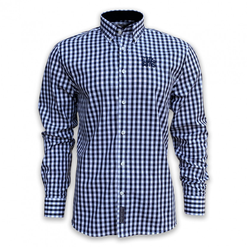 Košile pánská Erik and Sons Faeno - černá-bílá, L