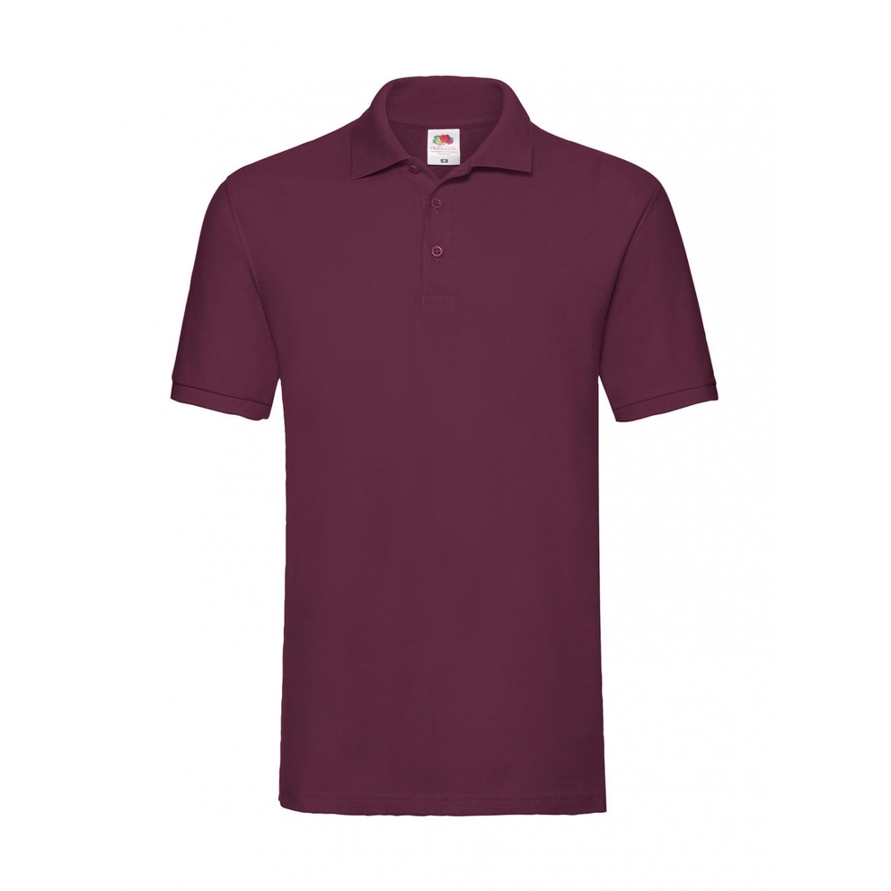 Polokošile Fruit of the Loom Premium - burgundy, 3XL