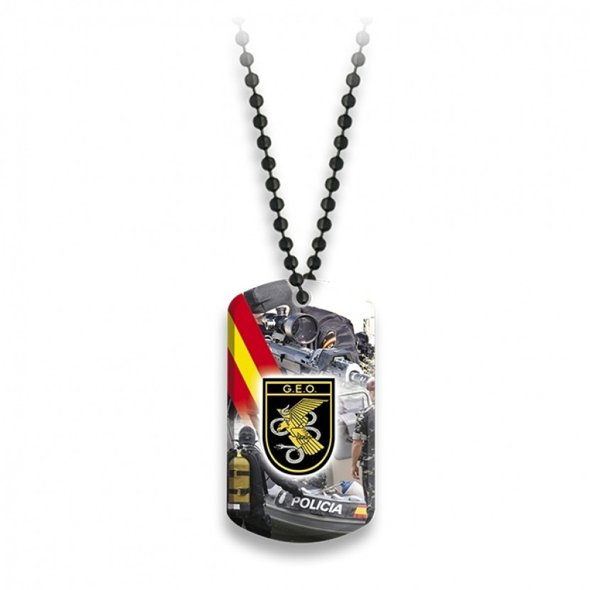 Známka Dog Tag Albainox GEO Espaňa - barevná