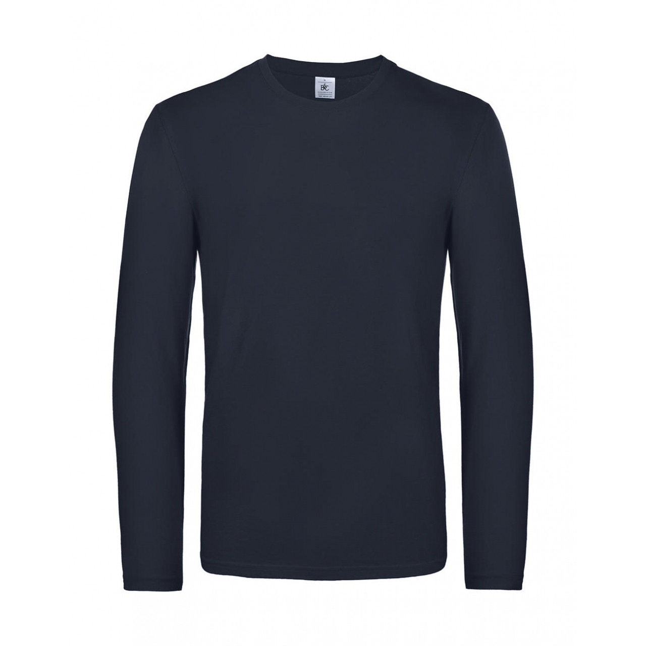 Triko s dlouhým rukávem B&C LSL Ultra - navy, S