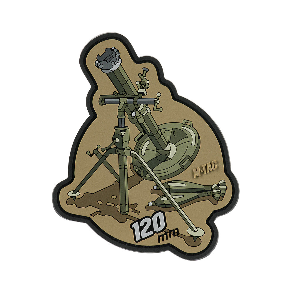 Nášivka M-Tac 120mm - coyote-olivová