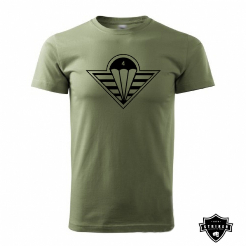 Triko Striker AČR 4. brigáda rychlého nasazení Žatec - olivové, M