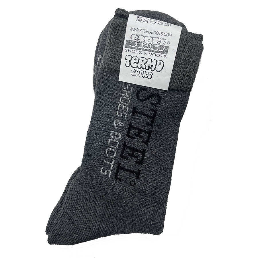 Ponožky termo Steel Boots Original - tmavě šedé, 38-40