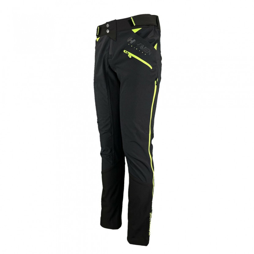 Kalhoty unisex Haven Trinity - černé-zelené, L