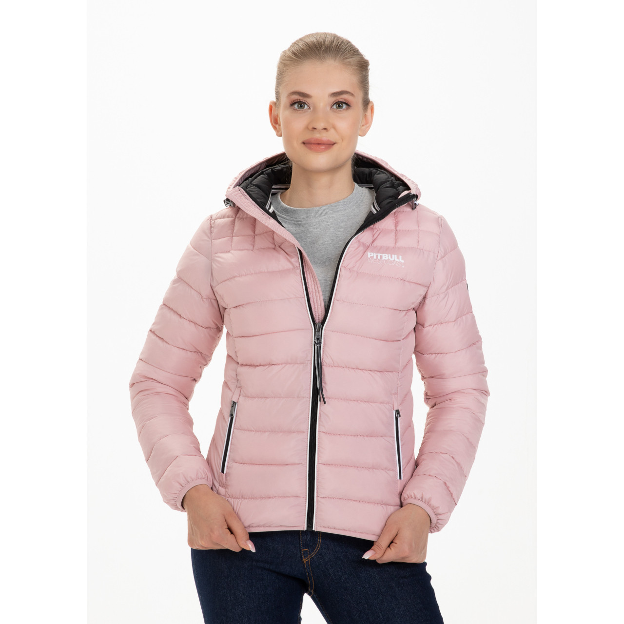 Zimní bunda dámská PitBull West Coast Seacoast - světle růžová, S