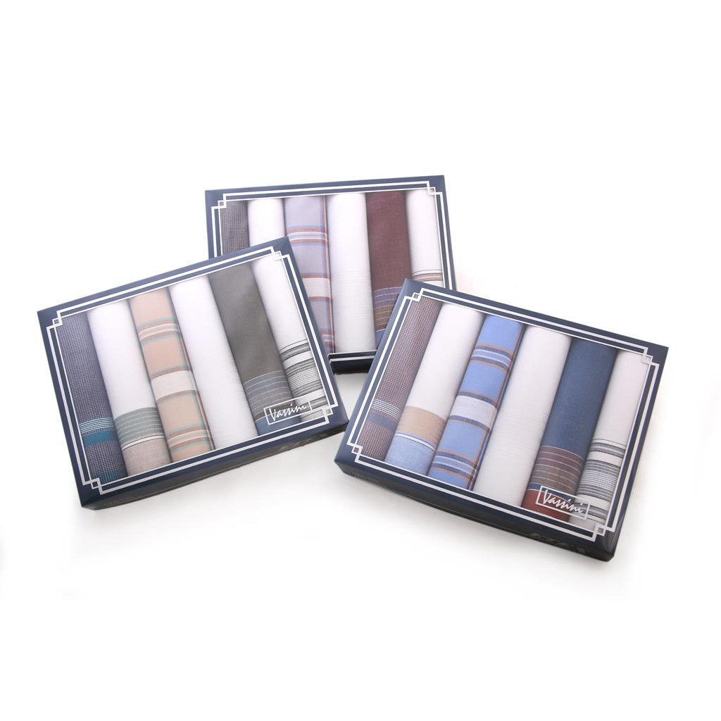 Pánské kapesníky Etex M29 6 ks - různé barvy