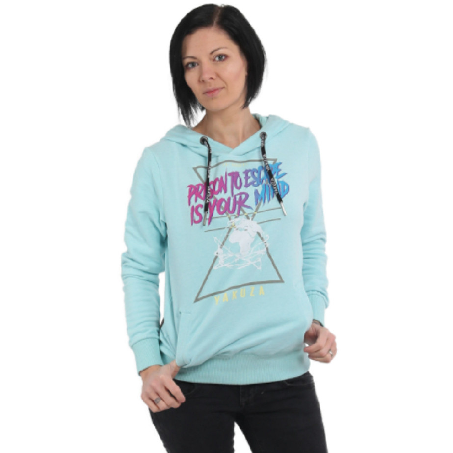 Mikina dámská Yakuza Prison To Escape - světle modrá, S