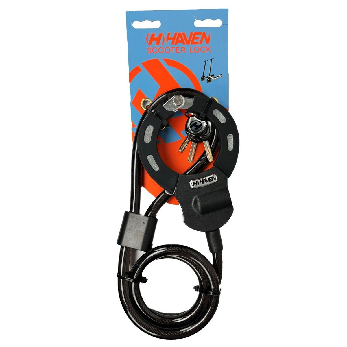 Zámek na kolo Haven Scooter - černý