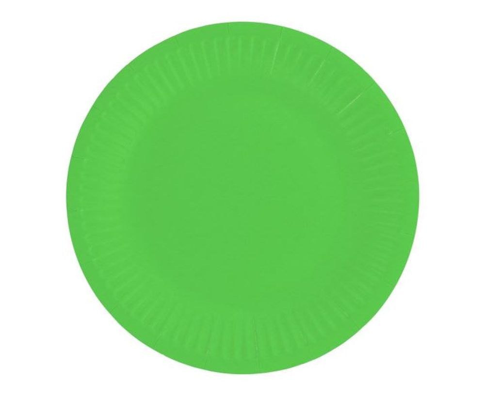 Talíře zelené 18 cm - 6 ks - GoDan