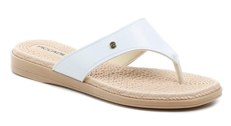 Piccadilly 513006-1 bílé dámské žabky