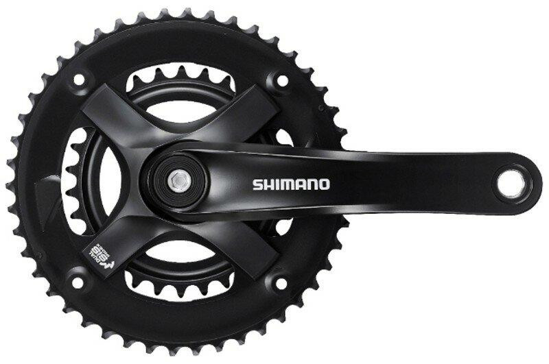 Shimano kliky Tourney FC-TX501-L 175mm 46-30 zubů, černé bez krytu