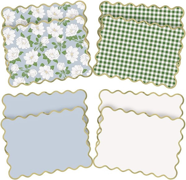 Botanicl - Prostírání papírové na zahradní párty 8 ks