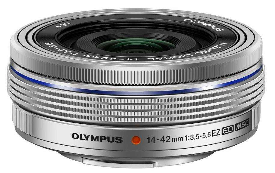 OM System M.ZUIKO 14-42 mm f/3,5-5,6 Pancake stříbrný